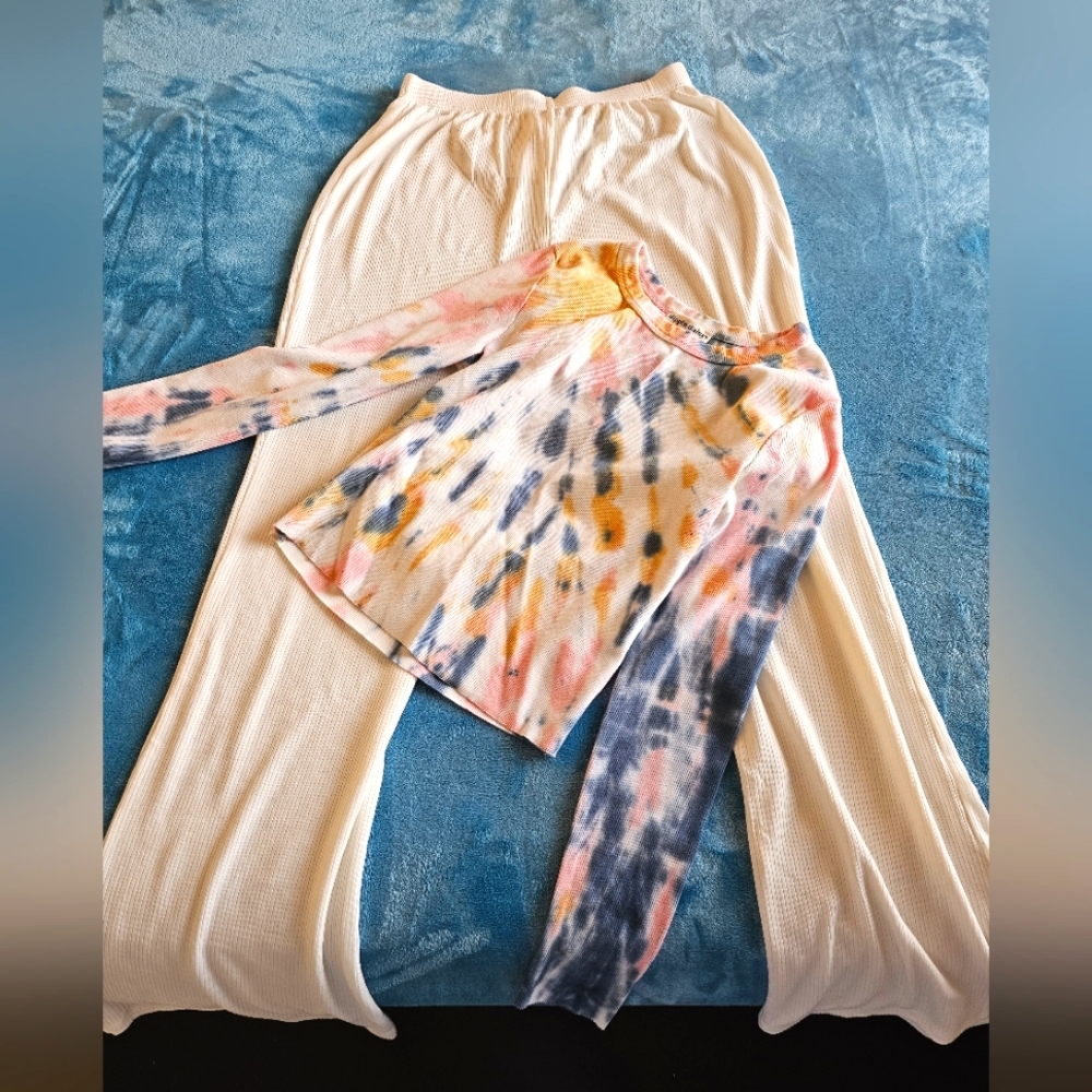 Dippin Daisys Good Life Top Large and White XL long day pant